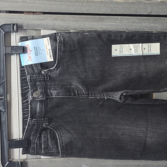 Girls' High-Rise Ankle Straight Jeans | Cat & Jack | 10 - Picture 4 of 11